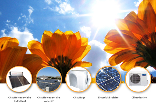 Energie solaire: chauffage, éclairage, pompage, télécom