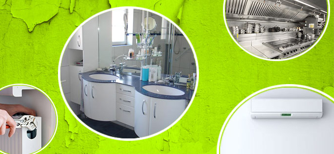 Plomberie, chauffage central, climatisation, piscine, buanderie