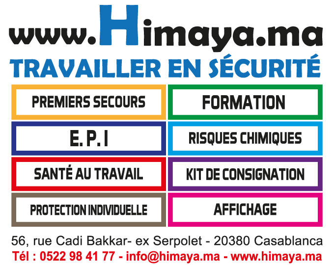 Matériel de sécurité au travail