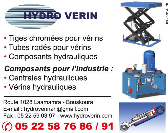 Conception et réalisation de vérins hydrauliques