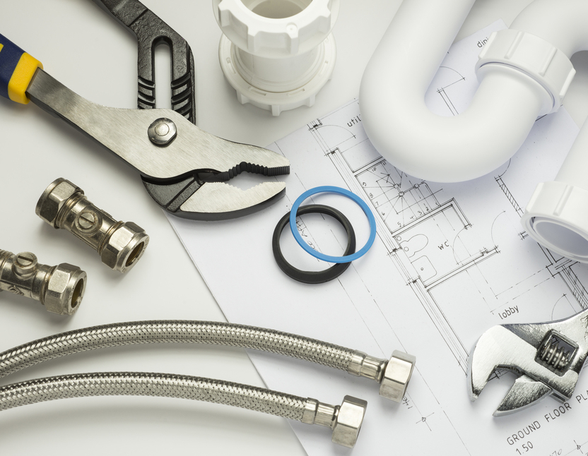 matériel sanitaire, chauffage, robinetterie, tuyauterie