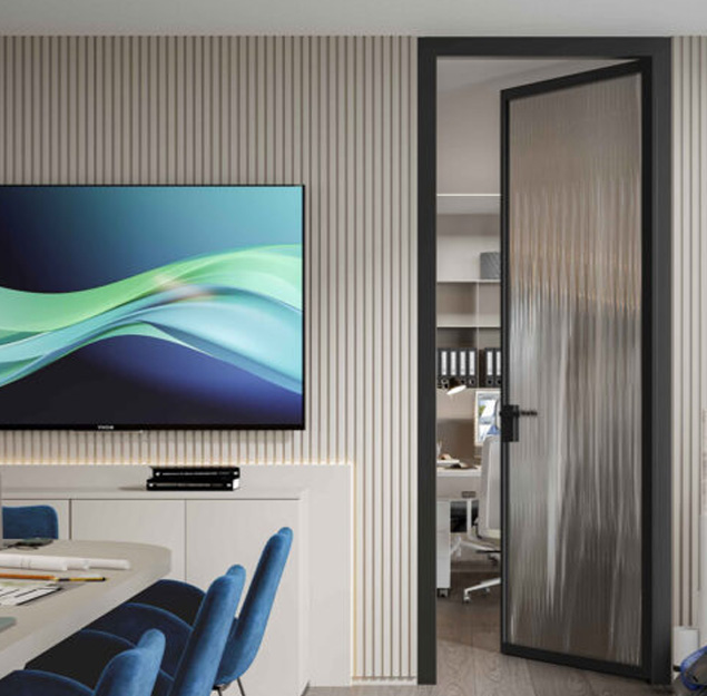 Portes battantes en verre eletta - smart exit