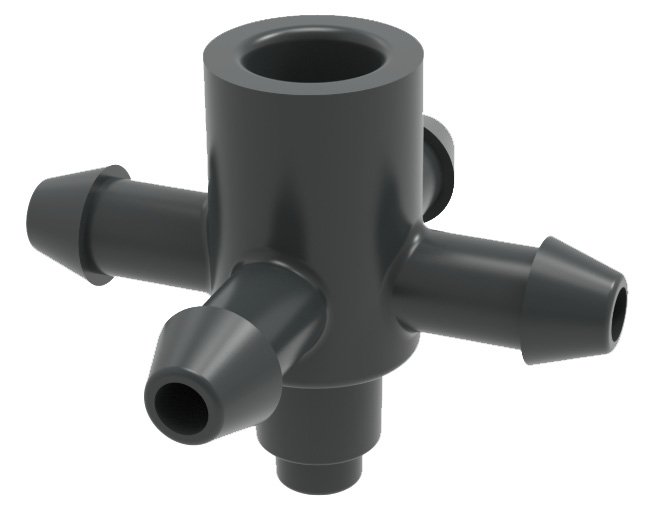 Derivation en croix quatre sorties greenplains - somacos