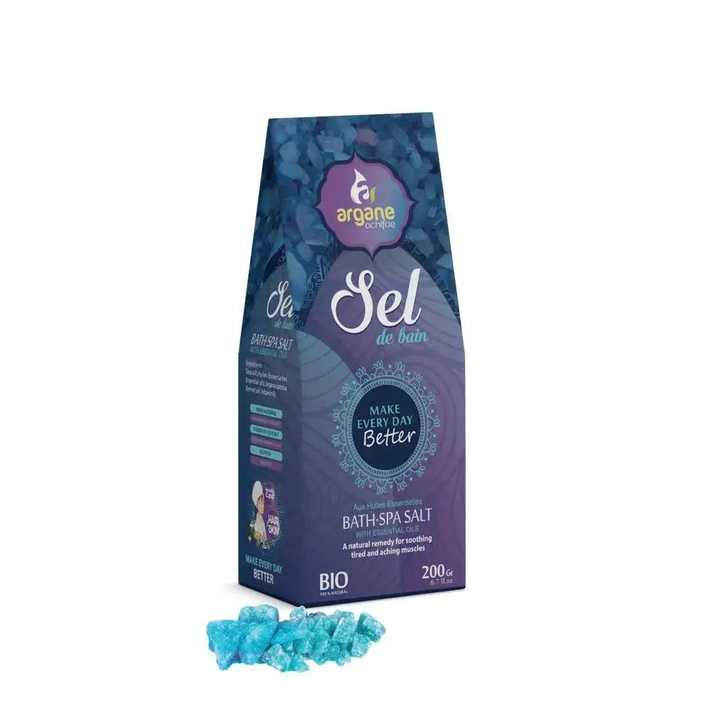 arganorganic argane achifae BATH SALTS WITH ESSENTIAL OILS