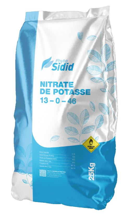 Nitrate de potasse cristalisé 13-0-46 - phyto sidid