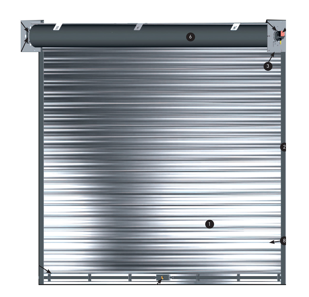 Rideaux métalliques - PSM - Portematic et sécurité Maroc