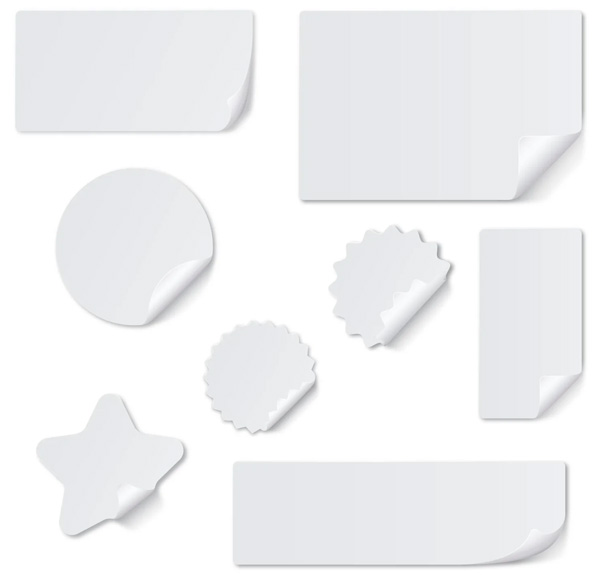Etiquettes pp blanc - label pack