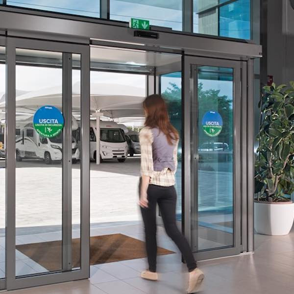 Porte coulissante automatique – Ditec VALOR - energetica