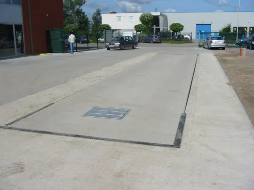 Pont bascule encastré