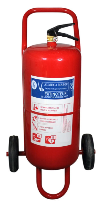 Extincteur 25 L Eau Pulvérisée - valmeca-maroc