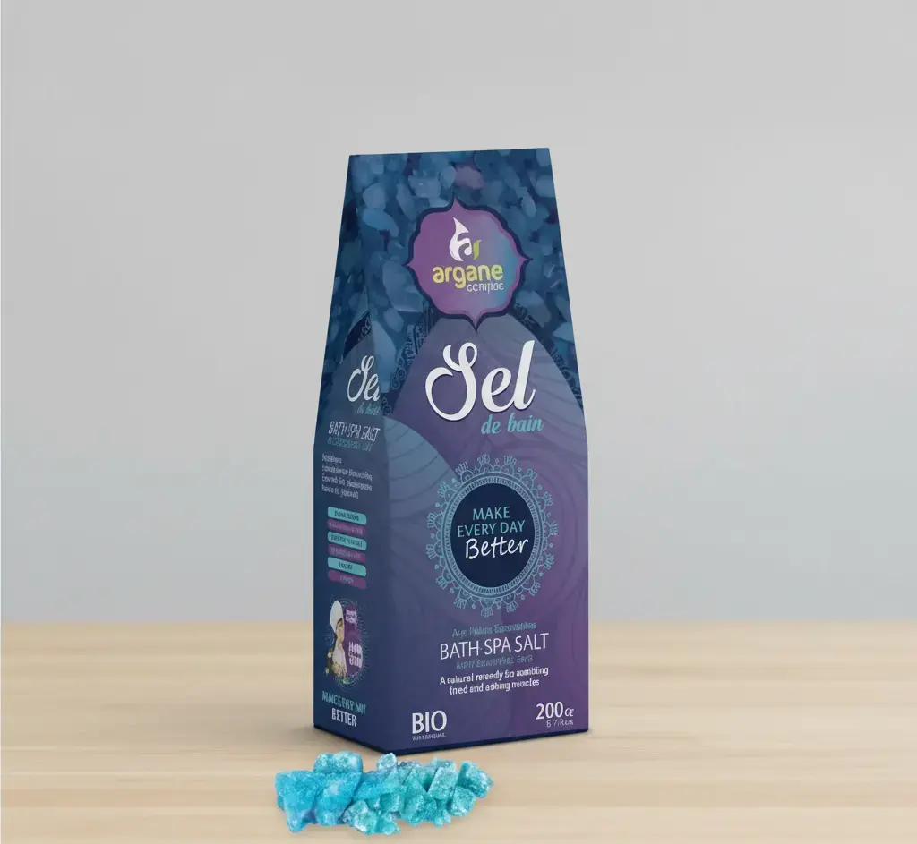 arganorganic argane achifae BATH SALTS WITH ESSENTIAL OILS