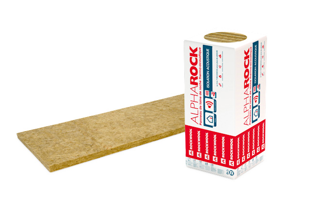 Isolation thermique des toitures et parois verticales ALPHAROCK NU - interfer