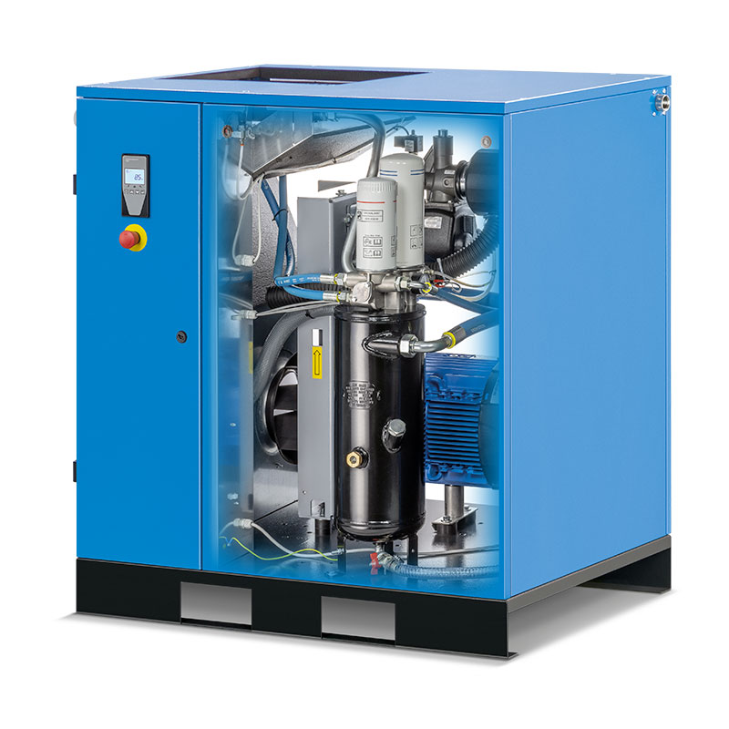 Compresseurs à vis lubrifiés ABAC SPINN 400/50 FM CE - omaga-air