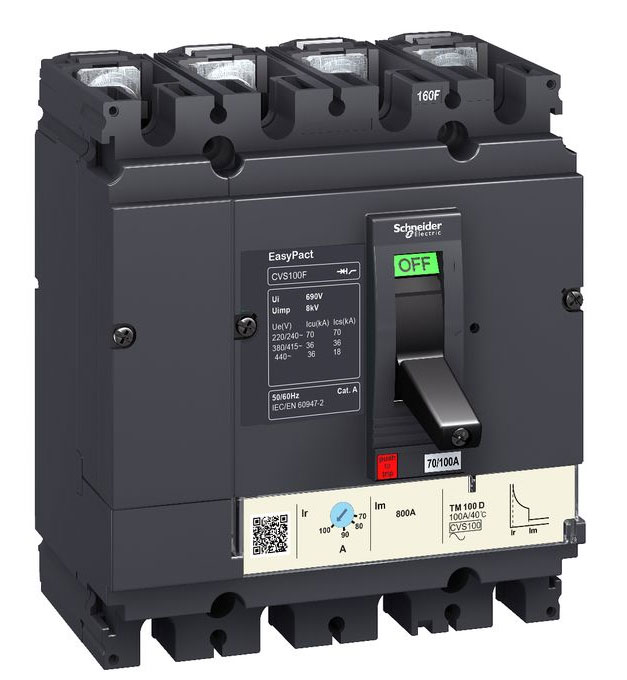 Disjoncteur boîtier moulé Schneider Electric ComPacT NSX - systemeindustry