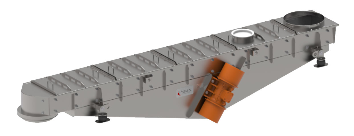 Transporteur vibrant rectangulaire électromécanique - remitec