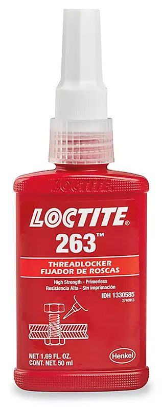 Adhésif frein-filet 50 ml Loctite 263 - mtsolutions