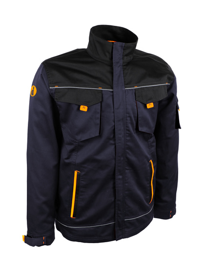 [VILBLE] VESTE DE TRAVAIL. POLYESTER/COTON (65/35). 245 G/M2.