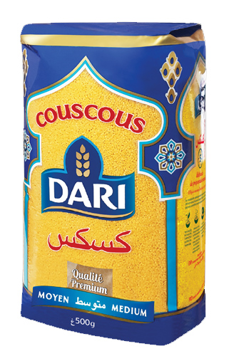 Couscous de blé dur moyen DARI couspate