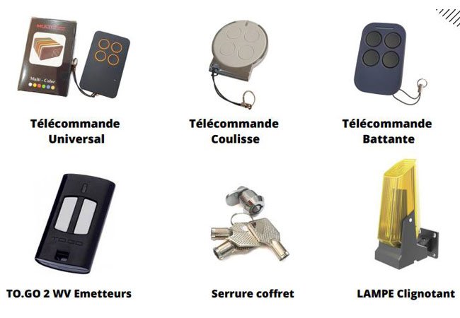 Accessoires pour Automatisme